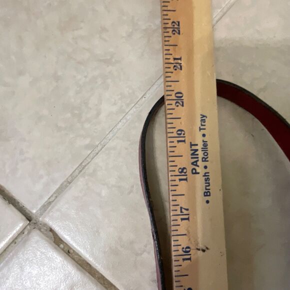 WILSONS LEATHER Pelle Studio Red Leather Bag Crossbody Purse - Picture 10 of 16